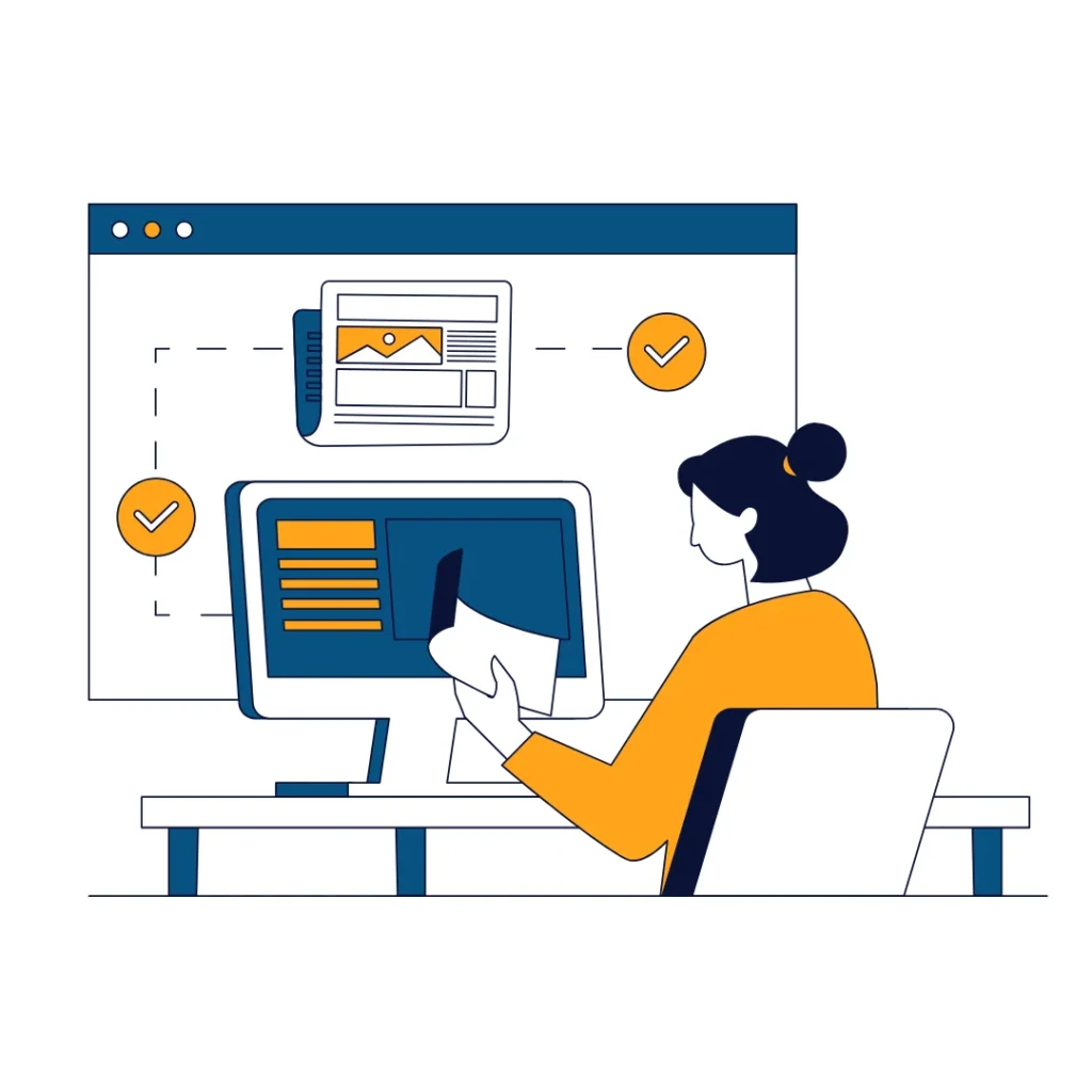 A professional focused on a laptop, actively creating and editing engaging content for their audience, embodying the essence of a beginner's guide to content marketing for South African SMEs.