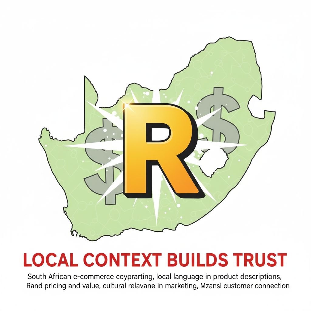 South African e-commerce copywriting, local language in product descriptions, Rand pricing and value, cultural relevance in marketing, Mzansi customer connection